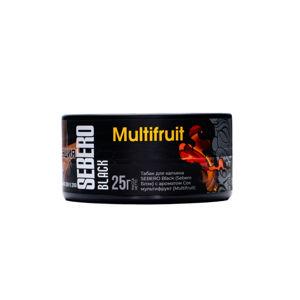Табак Sebero Black Multifruit 25 грамм в Ростове-на-Дону