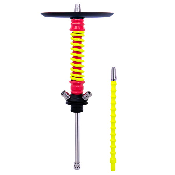 Кальян Mamay Customs Coilovers Mini Розово Жёлтый Флюр в Ростове-на-Дону