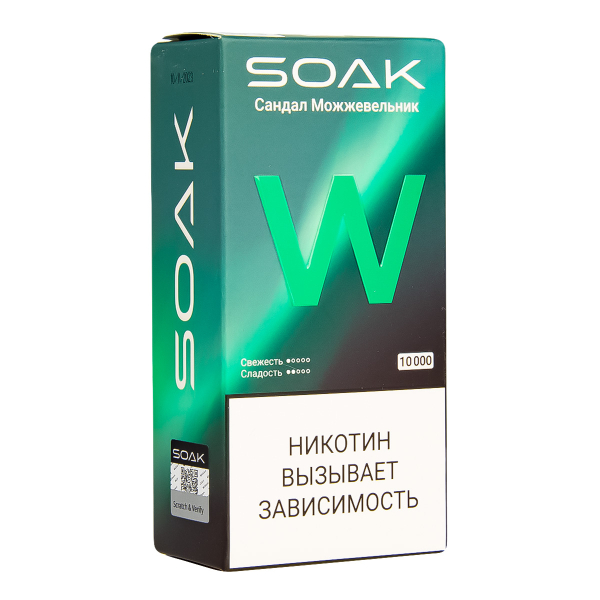 Электронная сигарета Soak W Сандал Можжевельник 10000 в Ростове-на-Дону