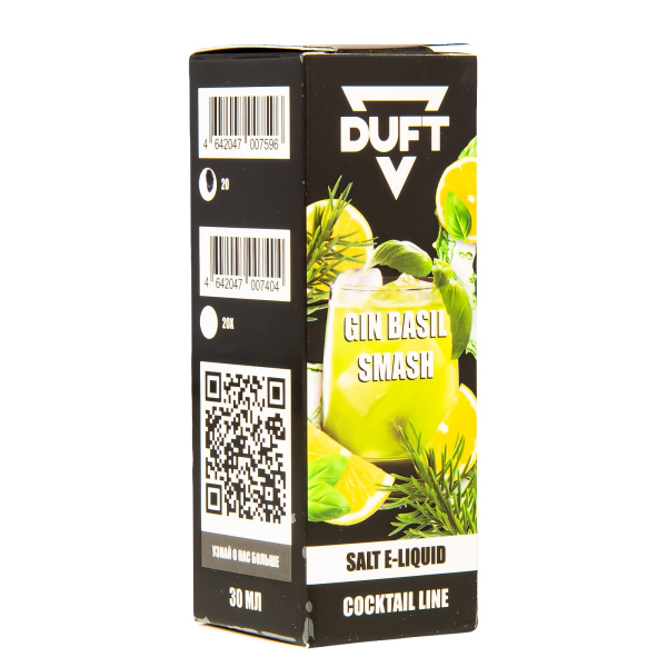 Жидкость Duft Cocktails Line Salt Gin Basil Smash 30 Мл в Ростове-на-Дону