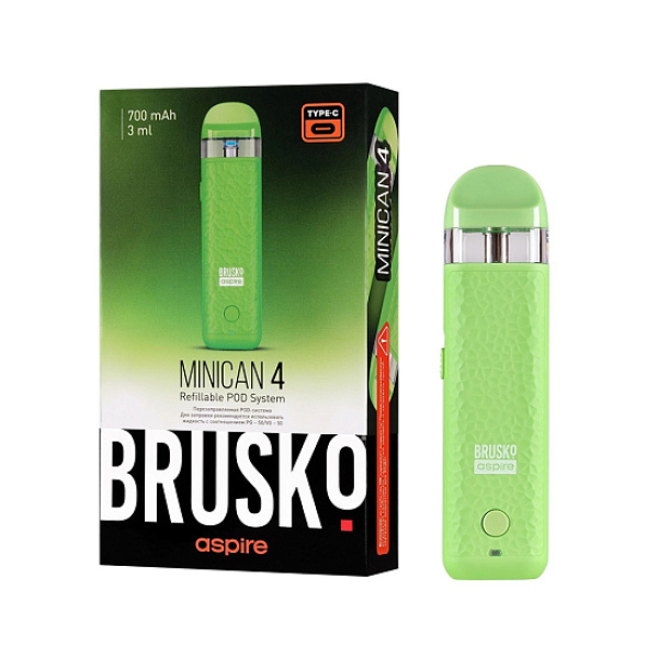 POD-система Brusko Minican 4 Зелёный в Ростове-на-Дону