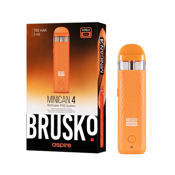 POD-система Brusko Minican 4 Оранжевый в Ростове-на-Дону