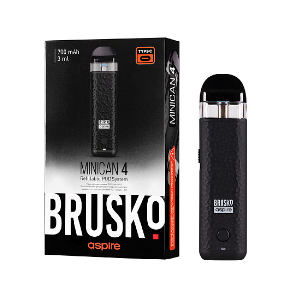 POD-система Brusko Minican 4 Черный в Ростове-на-Дону