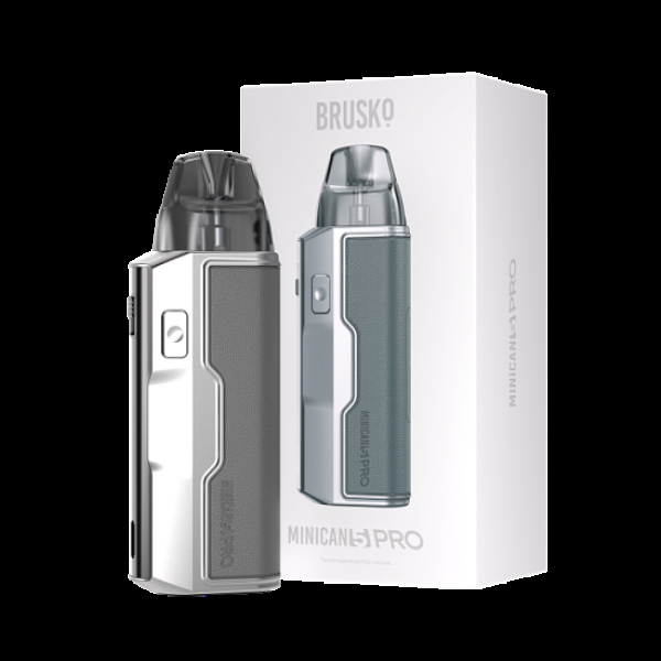POD-система Brusko Minican 5 Pro Metallic Grey Красный,серый в Ростове-на-Дону