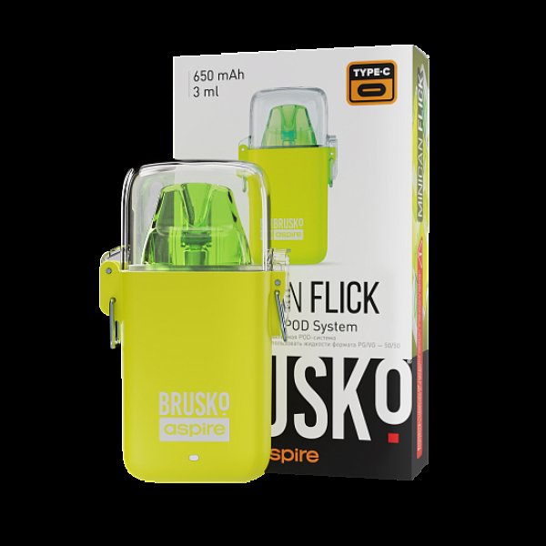 POD-система Brusko Minican Flick Жёлтый в Ростове-на-Дону