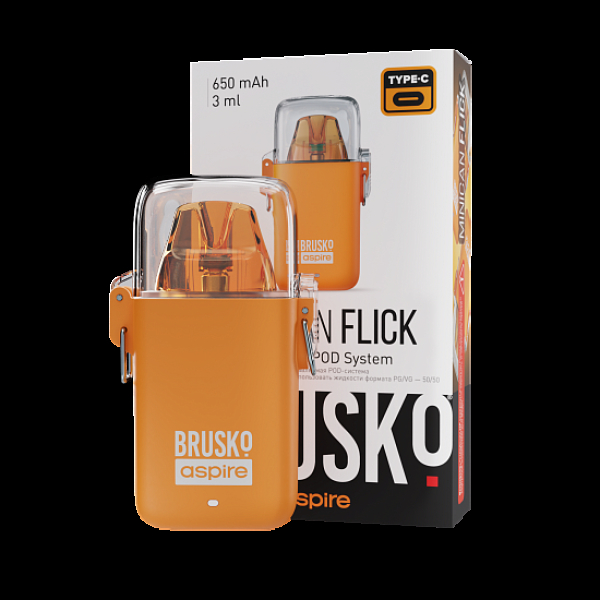 POD-система Brusko Minican Flick Оранжевый в Ростове-на-Дону