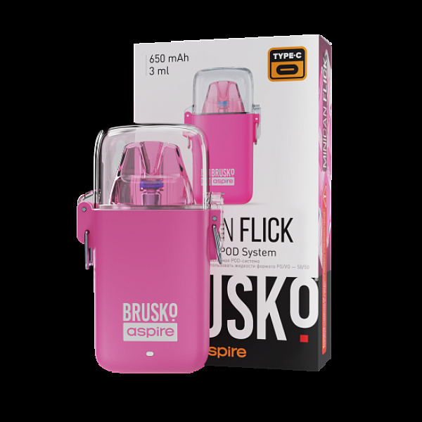 POD-система Brusko Minican Flick Розовый в Ростове-на-Дону