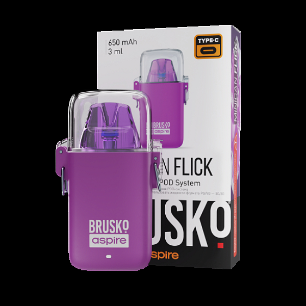POD-система Brusko Minican Flick Фиолетовый в Ростове-на-Дону