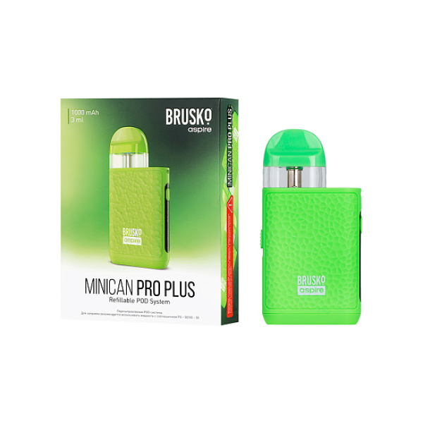 POD-система Brusko Minican Pro Plus Зеленый в Ростове-на-Дону