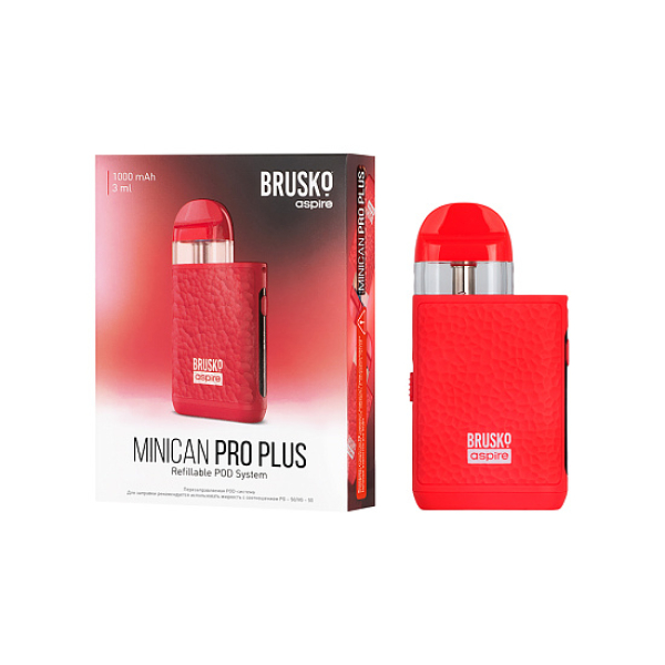 POD-система Brusko Minican Pro Plus Красный в Ростове-на-Дону