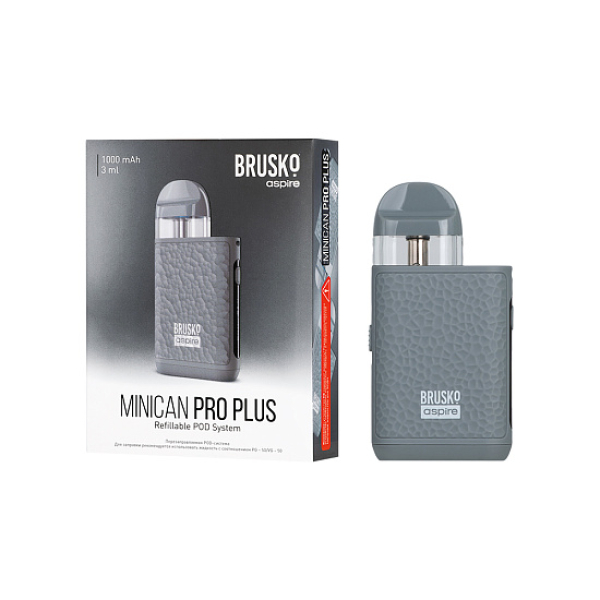 POD-система Brusko Minican Pro Plus серый в Ростове-на-Дону