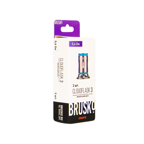 Испаритель Brusko Cloudflask 3 0.6 Ом 3 шт в Ростове-на-Дону
