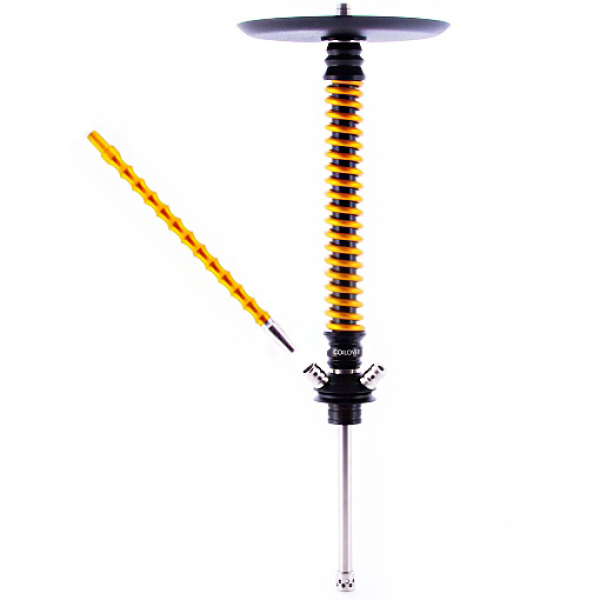 Кальян Mamay Customs V3  Coilovers Черный Gold Anod в Ростове-на-Дону