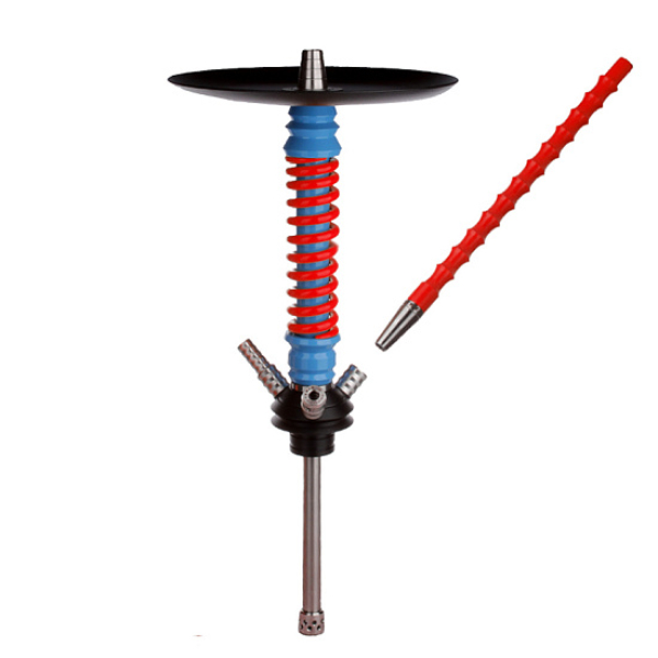 Кальян Mamay Customs V3  Coilovers Mini Голубой Красный в Ростове-на-Дону