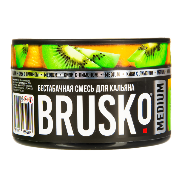 Бестабачная смесь Brusko Medium Киви С Лимоном 250 грамм в Ростове-на-Дону