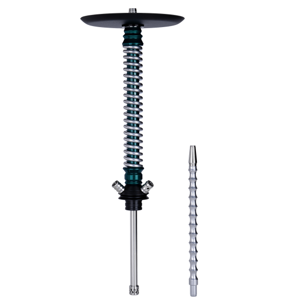 Кальян Mamay Customs Coilovers Зелёный Лак Хром в Ростове-на-Дону