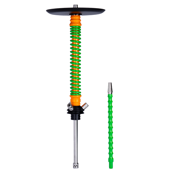 Кальян Mamay Customs Coilovers Оранжево Салатовый в Ростове-на-Дону