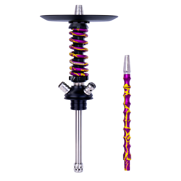 Кальян Mamay Customs Coilover Micro Пурпурно Золотой Сплеш в Ростове-на-Дону