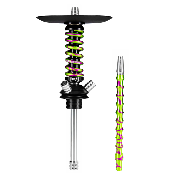Кальян Mamay Customs Coilover Micro Салатово Пурпурный Сплеш в Ростове-на-Дону
