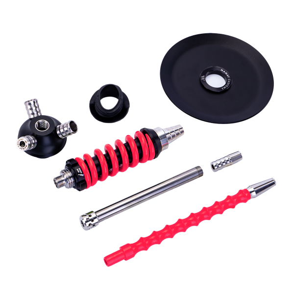 Кальян Mamay Customs Coilover Micro Чёрно Розовый в Ростове-на-Дону