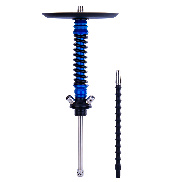 Кальян Mamay Customs Coilovers Mini Голубой Лак Черный в Ростове-на-Дону