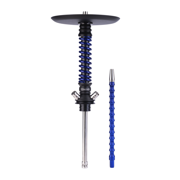 Кальян Mamay Customs Coilovers Mini Чёрно Синий Лак в Ростове-на-Дону