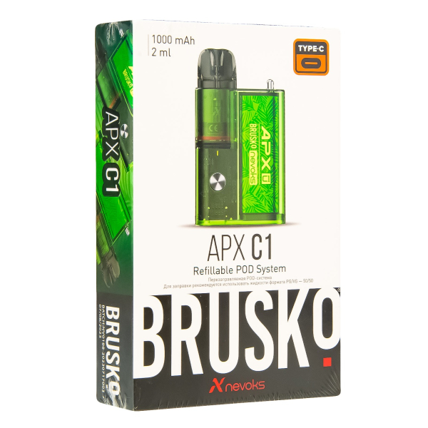 POD-система Brusko Apx C1 Зелёный Папоротник в Ростове-на-Дону