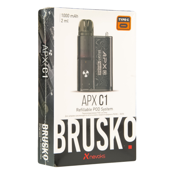 POD-система Brusko Apx C1 Чёрный Шёлк в Ростове-на-Дону