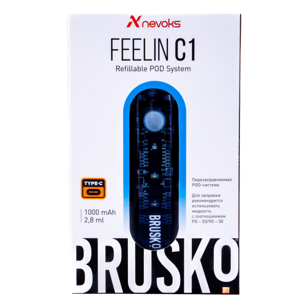 POD-система Brusko Feelin C1 Голубой в Ростове-на-Дону