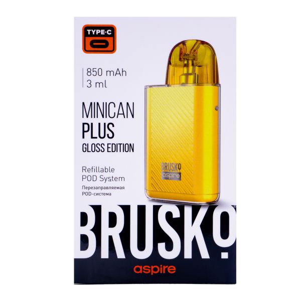 POD-система Brusko Minican Plus Gloss Edition Жёлтый в Ростове-на-Дону
