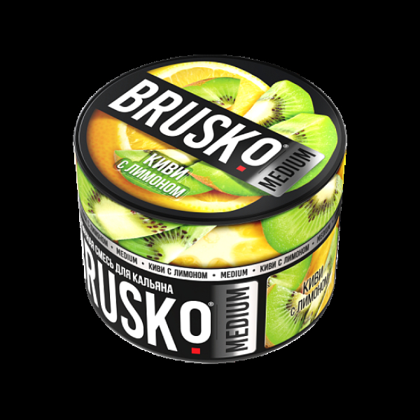 Бестабачная смесь Brusko Киви С Лимоном Medium 50 грамм в Ростове-на-Дону