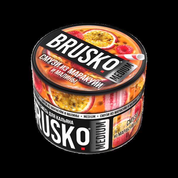Бестабачная смесь Brusko Смузи Из Маракуйи И Малины Medium 50 грамм в Ростове-на-Дону