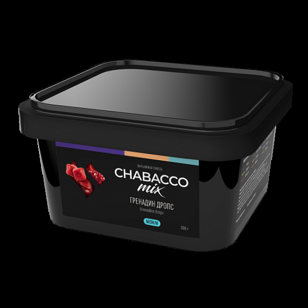 Бестабачная смесь Chabacco Mix Grenadine Drops Гренадин Дропс  Medium 200 грамм в Ростове-на-Дону