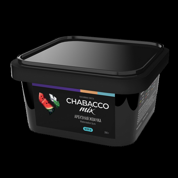 Бестабачная смесь Chabacco Mix Watermelon Gum Арбузная Жвачка  Medium 200 грамм в Ростове-на-Дону