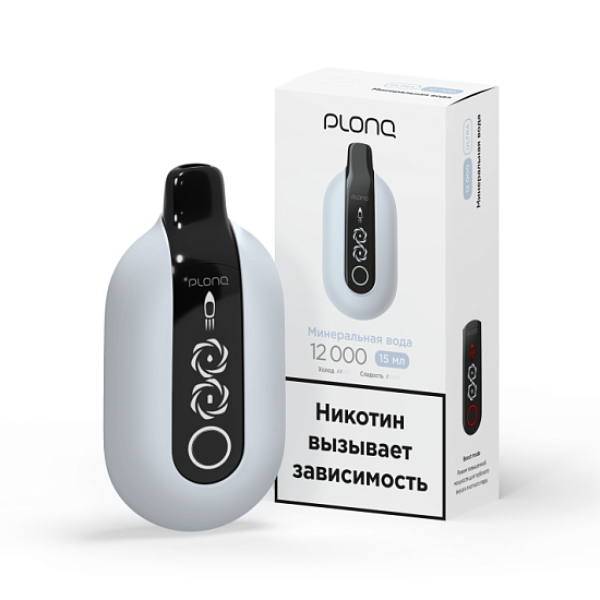 Электронка Plonq Ultra Минеральная Вода  12000 затяжек в Ростове-на-Дону