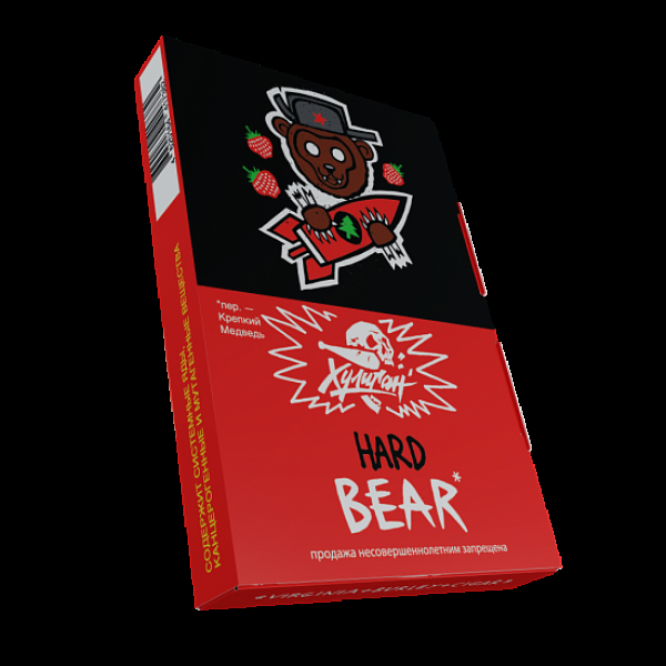 Табак Хулиган Hard Bear Клубника С Елкой 25 грамм в Ростове-на-Дону