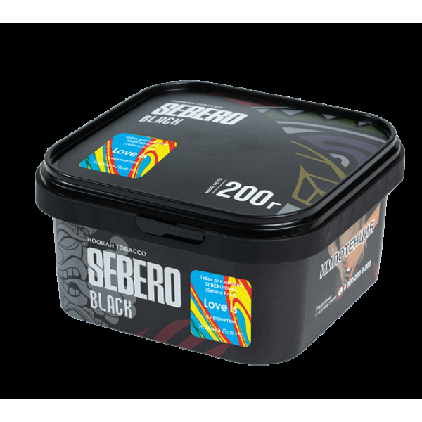 Табак Sebero Black Black Love Is 200 грамм в Ростове-на-Дону