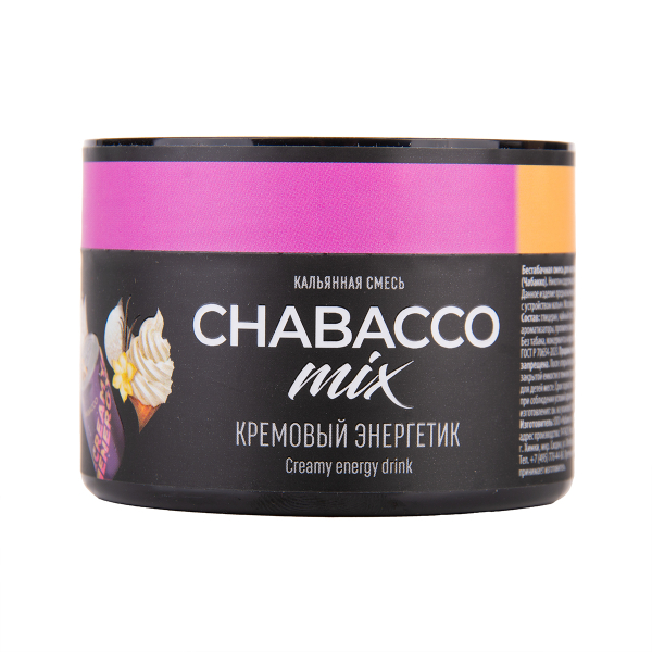 Бестабачная смесь Chabacco Mix Medium Creamy Energy Drink 40 грамм в Ростове-на-Дону