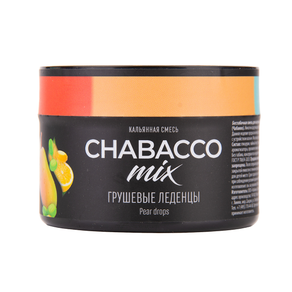 Бестабачная смесь Chabacco Mix Medium Pear Drops 40 грамм в Ростове-на-Дону