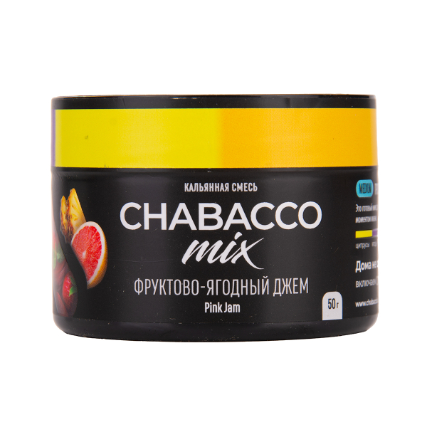 Бестабачная смесь Chabacco Mix Medium Pink Jam 40 грамм в Ростове-на-Дону