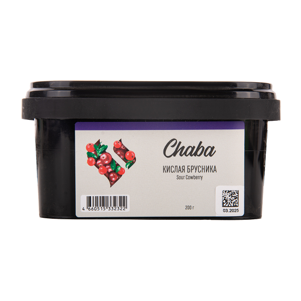 Безникотиновая смесь Chaba Sour Cowberry Nicotine Free 200 грамм в Ростове-на-Дону
