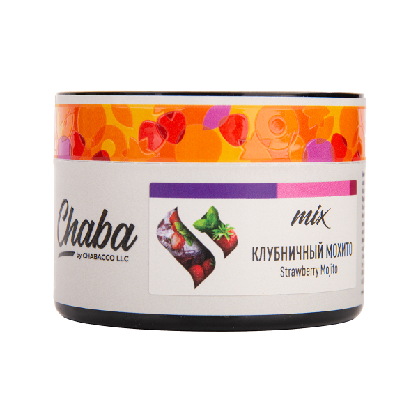 Бестабачная смесь Chaba Mix Strawberry Mojito Nicotine Free 50 грамм в Ростове-на-Дону