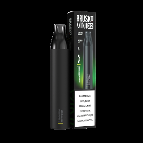 Электронка Brusko Vini X2 Грейпфрут 2800 затяжек в Ростове-на-Дону