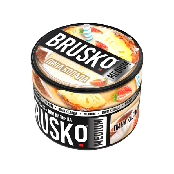 Бестабачная смесь Brusko Zero Пина Колада 50 грамм в Ростове-на-Дону