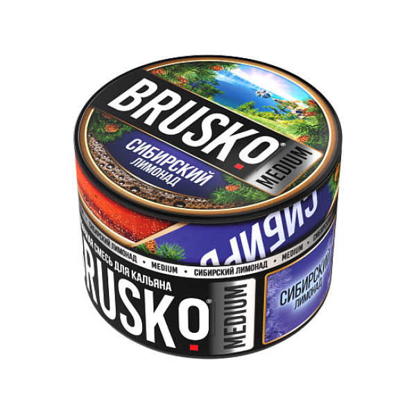 Бестабачная смесь Brusko Zero Сибирский Лимонад 50 грамм в Ростове-на-Дону