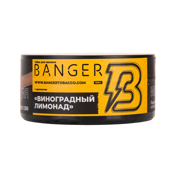 Табак Banger Grape Lemonade 100 грамм в Ростове-на-Дону