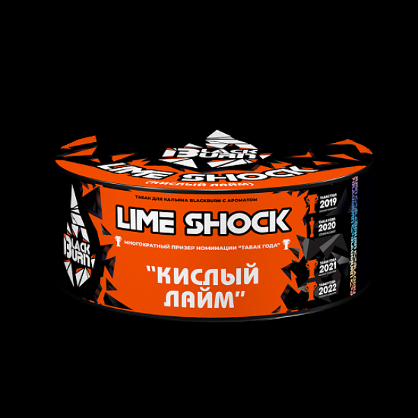 Табак BlackBurn Lime Shock 100 грамм в Ростове-на-Дону