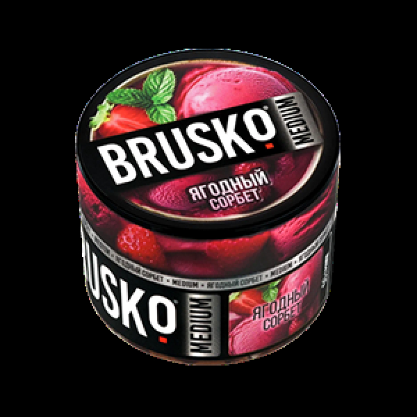 Бестабачная смесь Brusko Ягодный Сорбет 50 грамм в Ростове-на-Дону