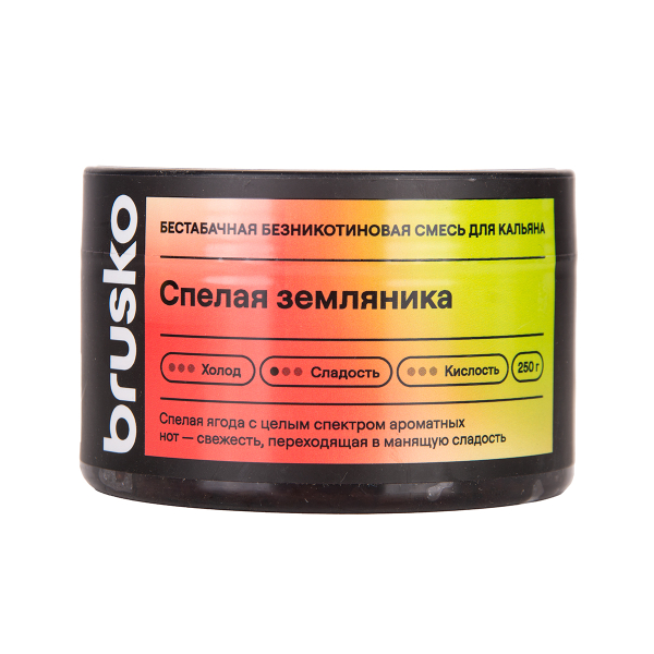 Бестабачная смесь Brusko Спелая Земляника 250 грамм в Ростове-на-Дону