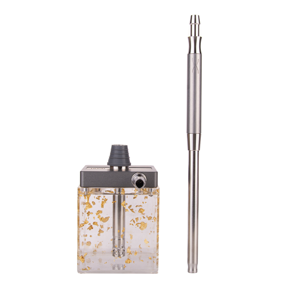 Кальян Hoob Subatom Space Grey X Ss | Cube Mini Gold в Ростове-на-Дону